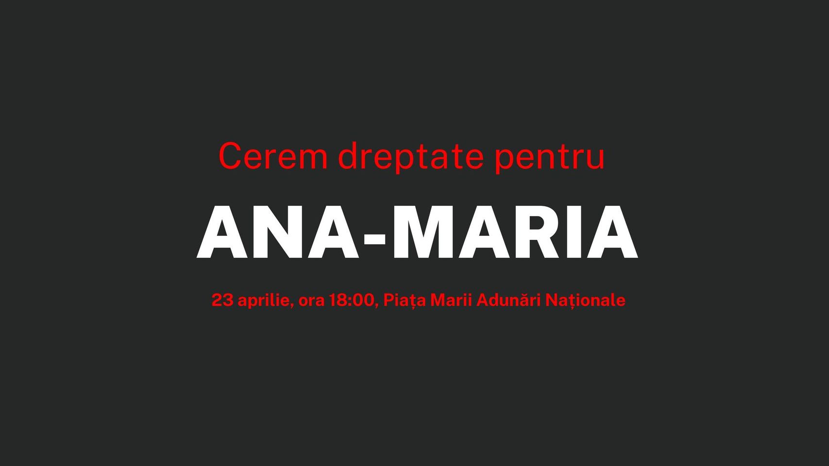 ana maria protest