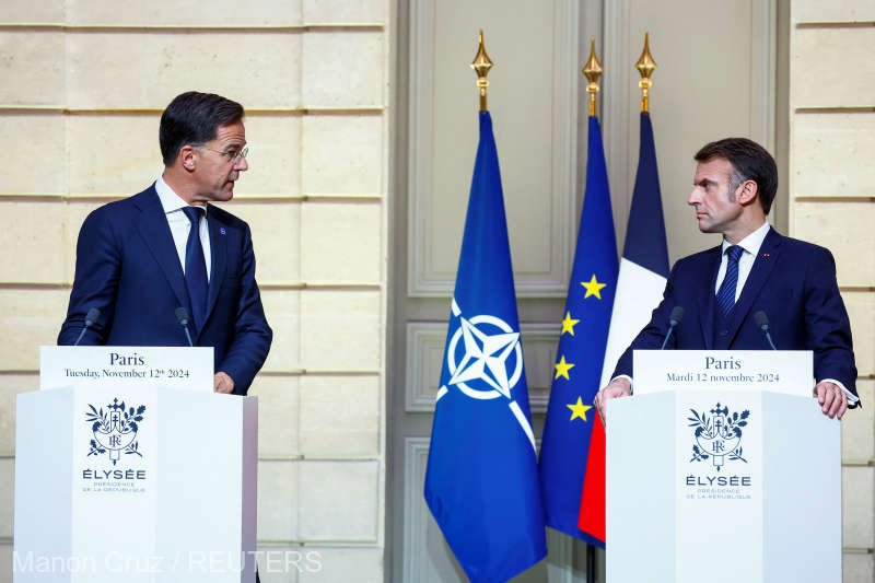 macron și rutte